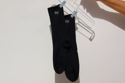 TIY Cute Socks in Black